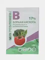 Борная кислота, стимулятор роста и развития 17%, 10 гр