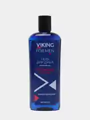 Алый мужской гель для душа и шампунь, Viking, 300 мл,подарок на новый год