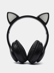 Наушники детские Cat Ear беспроводные, светящиеся, с ушками