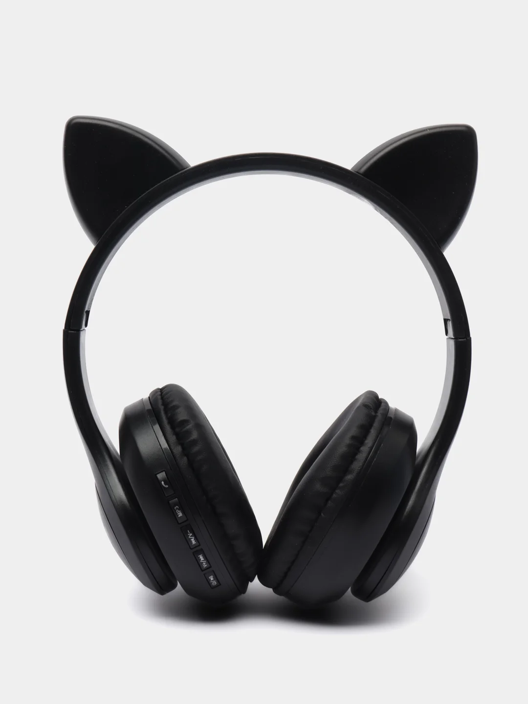 Синий наушники детские Cat Ear беспроводные, светящиеся, с ушками