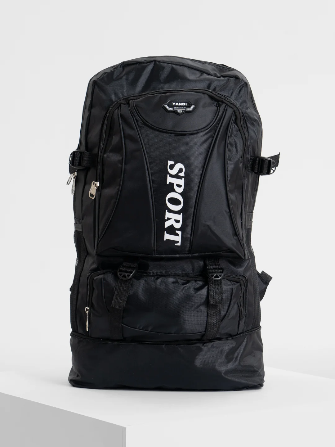 Черный рюкзак туристический Sport, 45 л