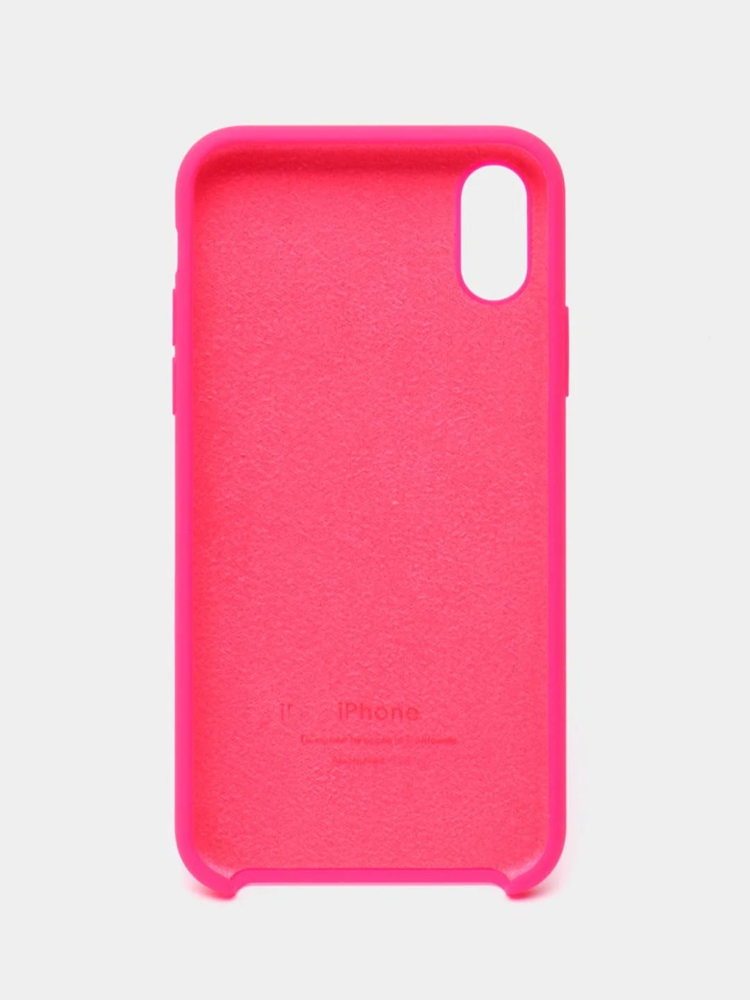 Фиолетовый чехол Silicone Case ( Чехол силиконовый ) для iPhone X