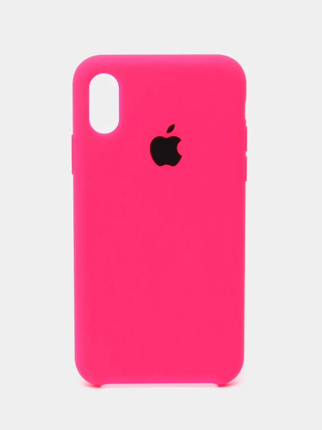 Фуксия чехол Silicone Case ( Чехол силиконовый ) для iPhone X