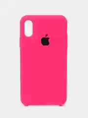 Фуксия чехол Silicone Case ( Чехол силиконовый ) для iPhone X