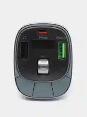 Зелёный хаки fm - Трансмиттер HOCO E76 Type-C PD48W, автомобильное зарядное устройство ФМ-модулятор