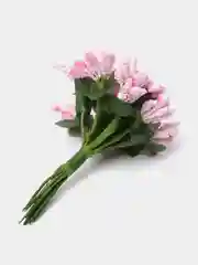 Розовый букет тычинок, с сахарными вставками