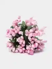 Розовый букет тычинок, с сахарными вставками
