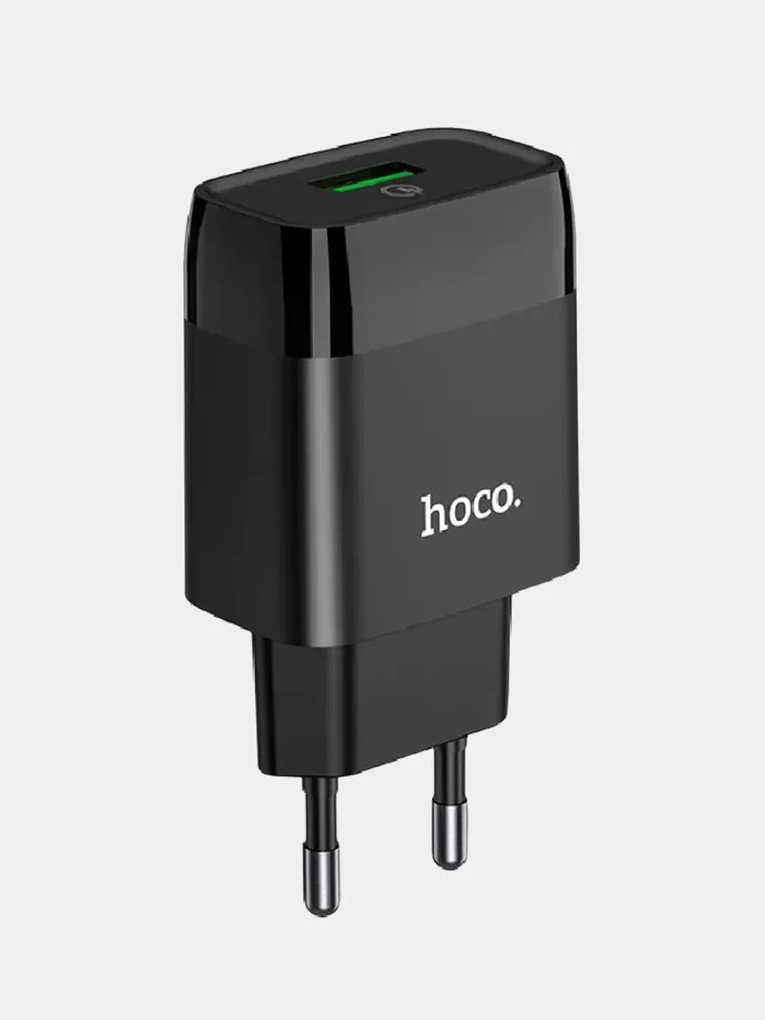 Черный быстрая зарядка 18W 3.0A Блок питания hoco C72Q, зарядное устройство