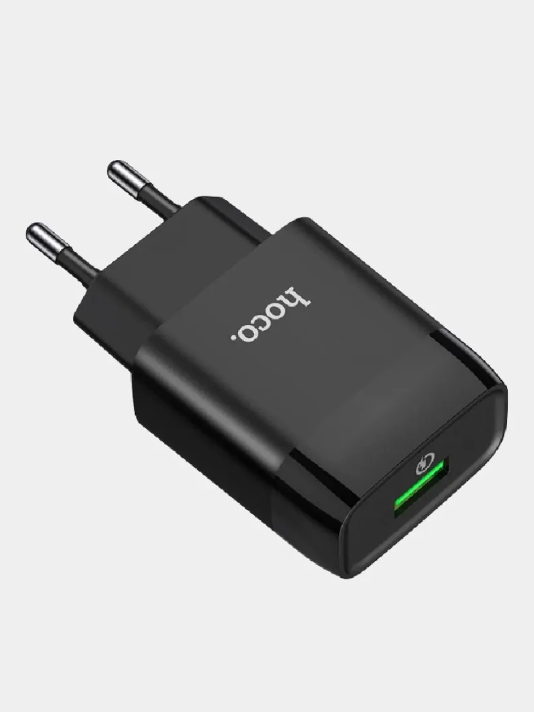 Черный быстрая зарядка 18W 3.0A Блок питания hoco C72Q, зарядное устройство