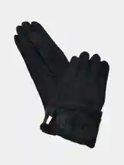 Черный перчатки
