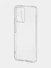 Прозрачный силиконовый чехол Broscorp для Xiaomi Redmi Note 12 4G с защитой камер и от прилипания