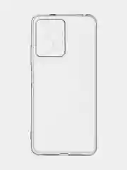 Прозрачный силиконовый чехол Broscorp для Xiaomi Redmi Note 12 4G с защитой камер и от прилипания