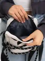 Молочный сумка через плечо, унисекс