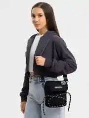 Черный сумка через плечо, унисекс