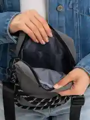 Молочный сумка через плечо, унисекс