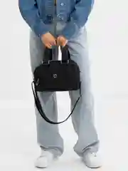 Черный женская сумка через плечо