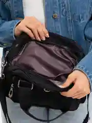 Черный женская сумка через плечо