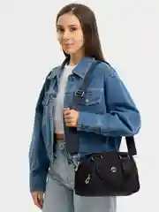 Черный женская сумка через плечо