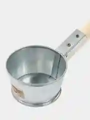 Ковш для бани из оцинкованной стали, 0.35 л, 60 см, с деревянной ручкой