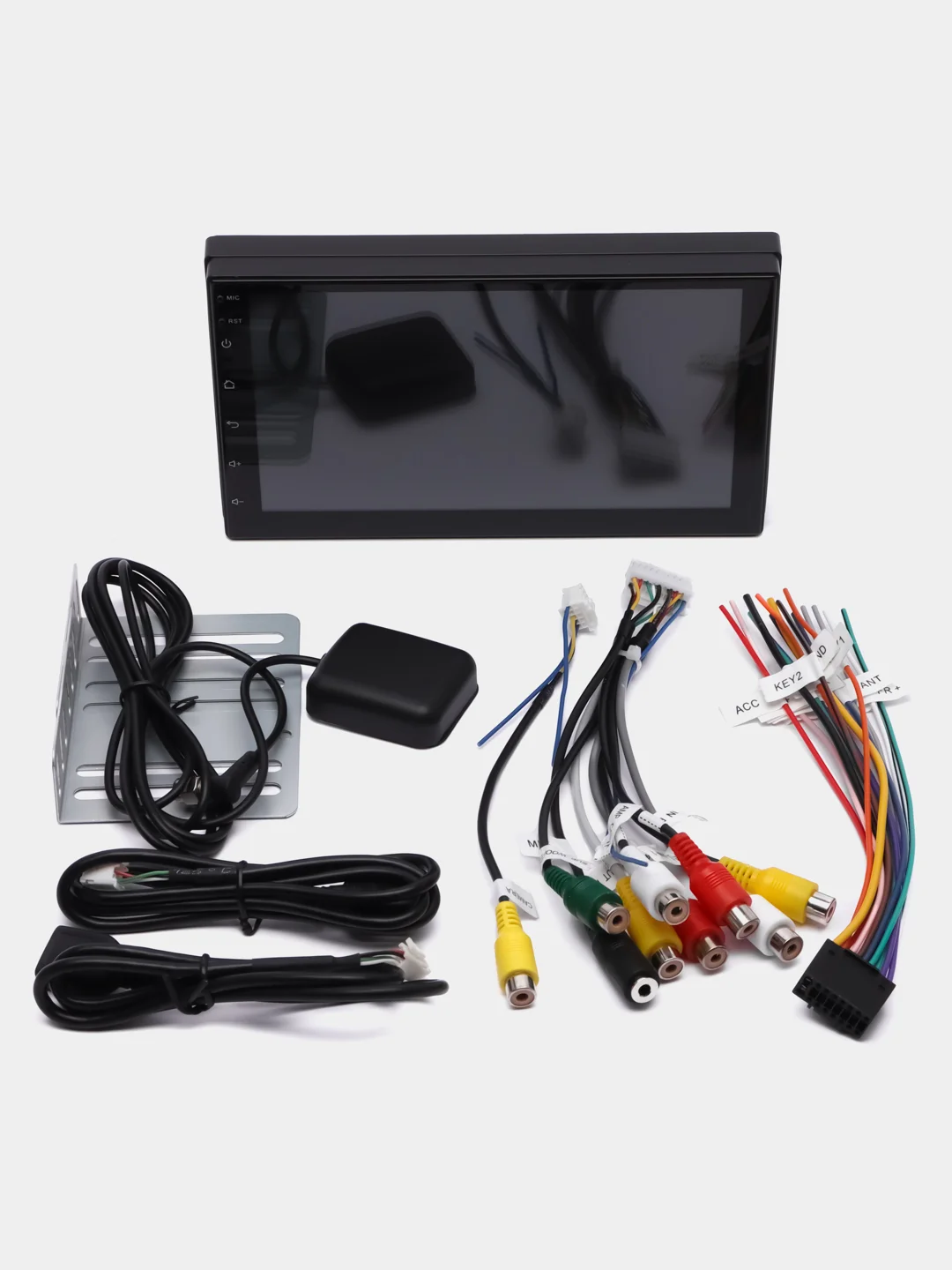 Магнитола 2 DIN с Android, 1 GB + 16 GB, экран 7", Bluetooth, USB