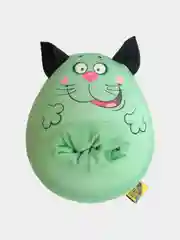 Зеленый подставка под телефон-игрушка антистресс Котик/ Штучки, к которым тянутся ручки