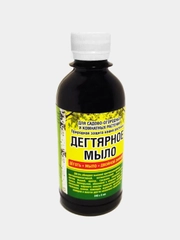 Деготь березовый с мылом для защиты растений от грызунов, клопов, мышей, тараканов, 240 мл