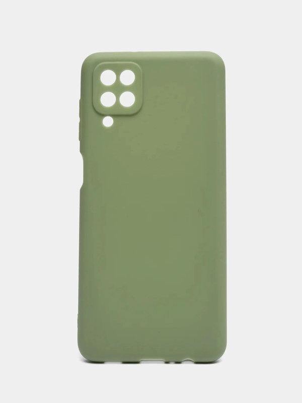 Чехол Samsung Galaxy A12, M12 (Самсунг Галакси А12, М12), силиконовый, цветной, матовый