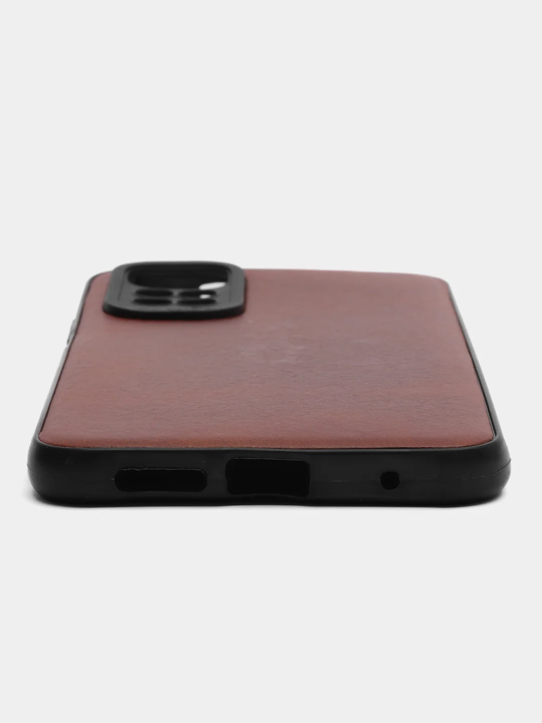 Коричневый чехол для Xiaomi 11 Lite,11 T Pro,12,13,9 A,9 C,Redmi 10, Note 10 S кожаная вставка