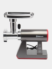 Мясорубка Sakura SA-6427G Premium 2400Вт реверс, две скорости, комплекта насадок