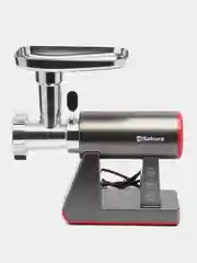 Мясорубка Sakura SA-6427G Premium 2400Вт реверс, две скорости, комплекта насадок