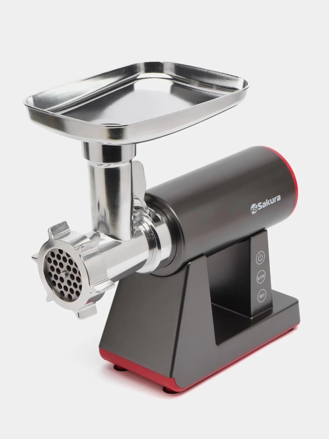 Мясорубка Sakura SA-6427G Premium 2400Вт реверс, две скорости, комплекта насадок