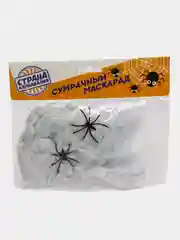 Белый праздничный декор "Паутина", на Хэллоуин