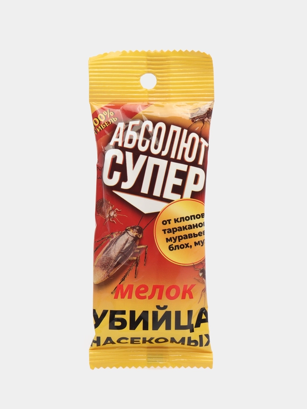 Мелок "Абсолют" для уничтожения насекомых, тараканов, муравьев, мух, блох, клопов, 1 шт