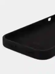 Черный чехол Silicone Case для iPhone 15, 15 Plus, 15 Pro, 15 Pro Max, Ultra с закрытым низом