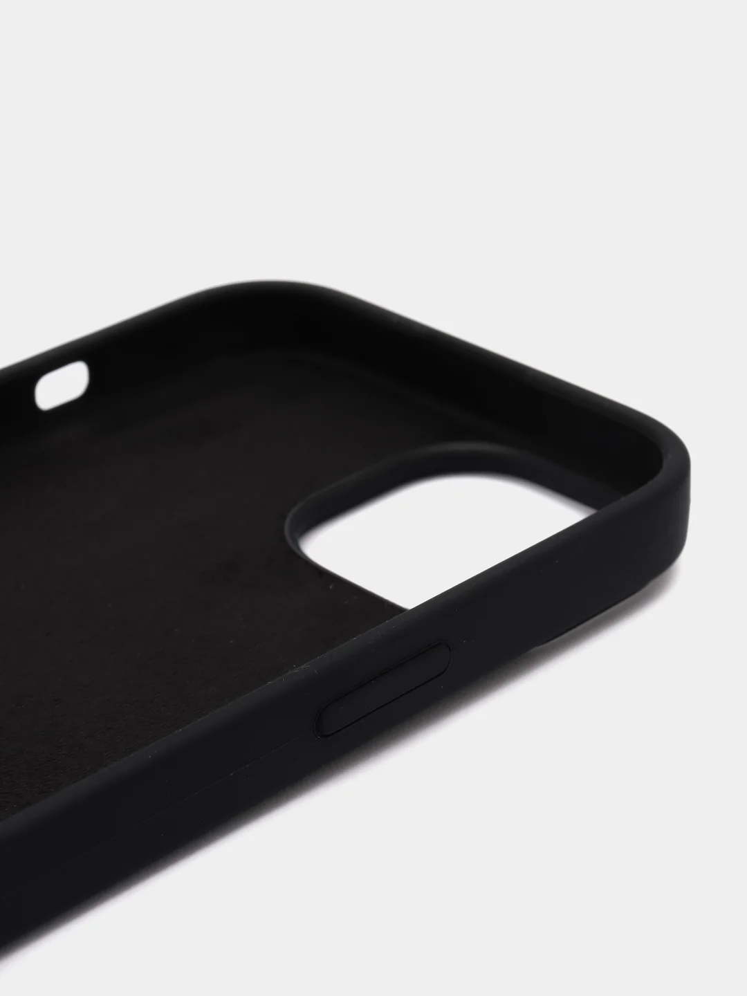 Черный чехол Silicone Case для iPhone 15, 15 Plus, 15 Pro, 15 Pro Max, Ultra с закрытым низом