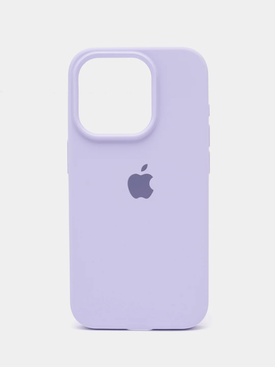Лавандовый чехол Silicone Case для iPhone 15, 15 Plus, 15 Pro, 15 Pro Max, Ultra с закрытым низом