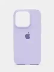 Лавандовый чехол Silicone Case для iPhone 15, 15 Plus, 15 Pro, 15 Pro Max, Ultra с закрытым низом