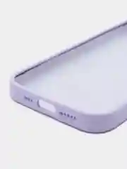 Лавандовый чехол Silicone Case для iPhone 15, 15 Plus, 15 Pro, 15 Pro Max, Ultra с закрытым низом