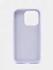 Лавандовый чехол Silicone Case для iPhone 15, 15 Plus, 15 Pro, 15 Pro Max, Ultra с закрытым низом