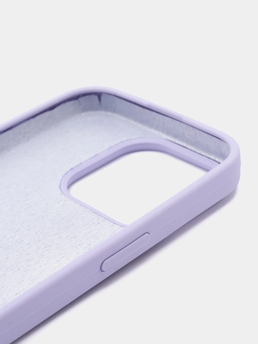 Лавандовый чехол Silicone Case для iPhone 15, 15 Plus, 15 Pro, 15 Pro Max, Ultra с закрытым низом