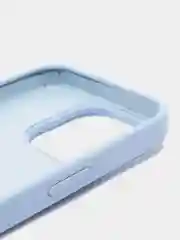 Небесно-голубой чехол Silicone Case для iPhone 15, 15 Plus, 15 Pro, 15 Pro Max, Ultra с закрытым низом