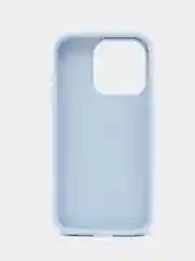 Небесно-голубой чехол Silicone Case для iPhone 15, 15 Plus, 15 Pro, 15 Pro Max, Ultra с закрытым низом