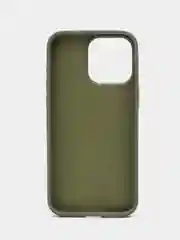 Оливковый чехол Silicone Case для iPhone 15, 15 Plus, 15 Pro, 15 Pro Max, Ultra с закрытым низом