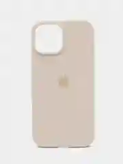 Песочный хаки чехол Silicone Case для iPhone 15, 15 Plus, 15 Pro, 15 Pro Max, Ultra с закрытым низом