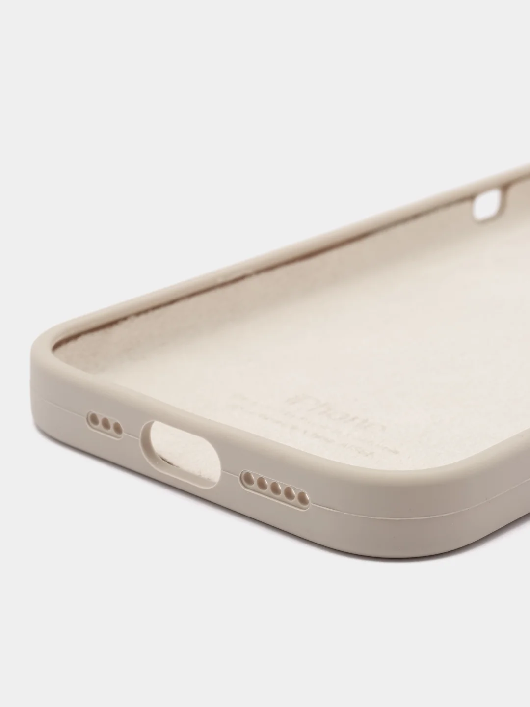 Песочный хаки чехол Silicone Case для iPhone 15, 15 Plus, 15 Pro, 15 Pro Max, Ultra с закрытым низом