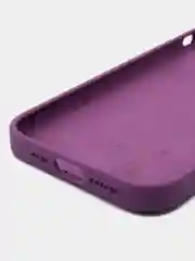 Пурпурный чехол Silicone Case для iPhone 15, 15 Plus, 15 Pro, 15 Pro Max, Ultra с закрытым низом