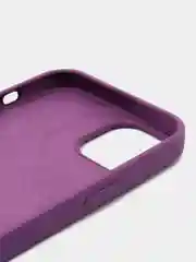 Пурпурный чехол Silicone Case для iPhone 15, 15 Plus, 15 Pro, 15 Pro Max, Ultra с закрытым низом