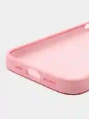 Розовый чехол Silicone Case для iPhone 15, 15 Plus, 15 Pro, 15 Pro Max, Ultra с закрытым низом