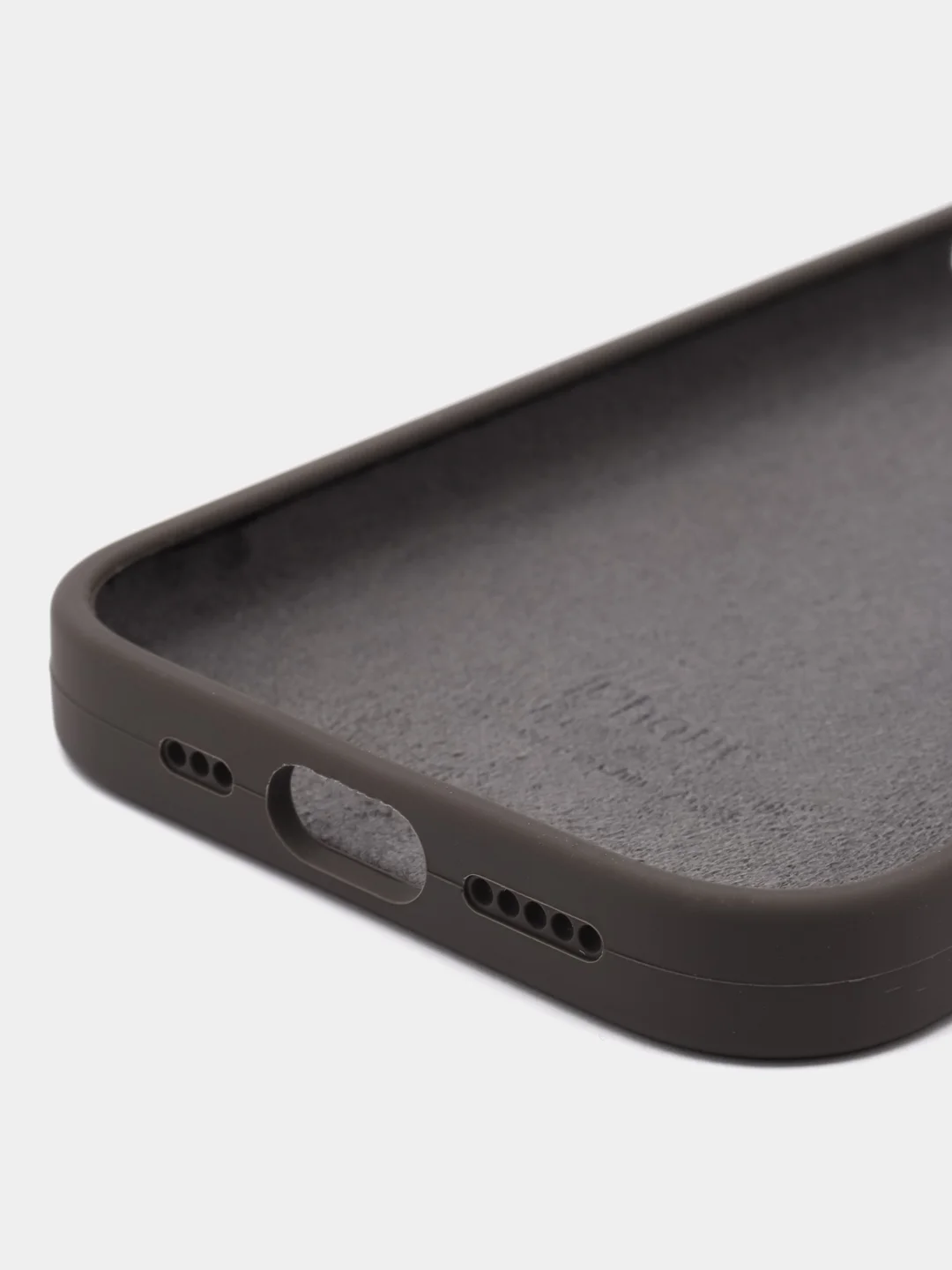 Темно-синий чехол Silicone Case для iPhone 15, 15 Plus, 15 Pro, 15 Pro Max, Ultra с закрытым низом