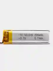 Аккумулятор 051240, 200mAh, 3.7V, аккумуляторная батарея универсальная литиевая, акб